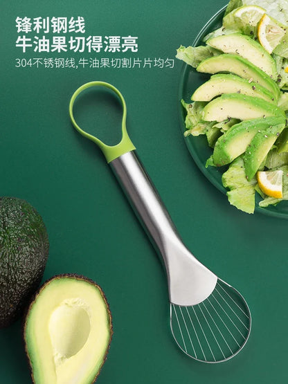 Avocado Knife Gadget Stainless Steel Cutter Kitchen Gadgets Fruit Cutting Artifact All for Kitchen and Home Dragon Fruit Slices