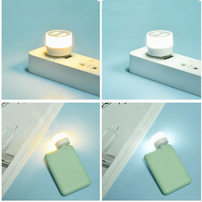 USB Mini Licht kleine Geräte Hub 2Ports Plug & Play Schlafzimmer Nacht Lesung suchen Augenschutz Buch Lampen LED Schreibtisch beleuchtung