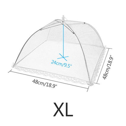 Anti-fly Umbrella Tent Cover Vegetable Kitchen Gadget Foldable Food Mesh Cover Fruit Breathable Insect-Proof Lid Food Protection