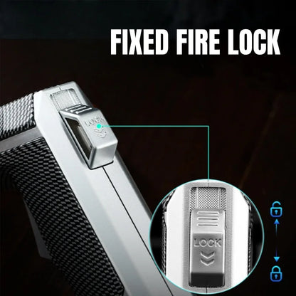 JOBON Four-Direct-Inflatable Lighter With Safety Lock Fire Windproof Turbine Powerful Spray Gun Baking Barbecue Kitchen Igniter