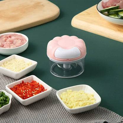 Manual Garlic Press Mini Garlic Grinding Chopper Multi-function Food Vegetables Cutter Meat Grinder Kitchen Gadgets