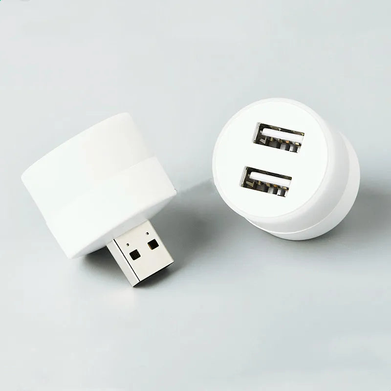 USB Mini Licht kleine Geräte Hub 2Ports Plug & Play Schlafzimmer Nacht Lesung suchen Augenschutz Buch Lampen LED Schreibtisch beleuchtung